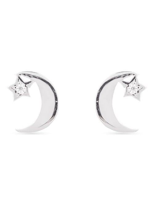 Boucles d'oreilles essentielles Luxenter en argent 925 avec finition rhodiée - Kiabi