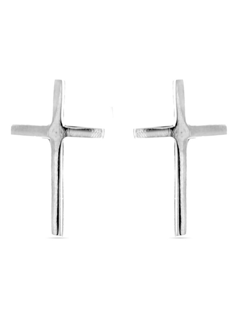 Boucles d'oreilles essentielles Luxenter en argent 925 avec finition rhodiée Argent - Kiabi
