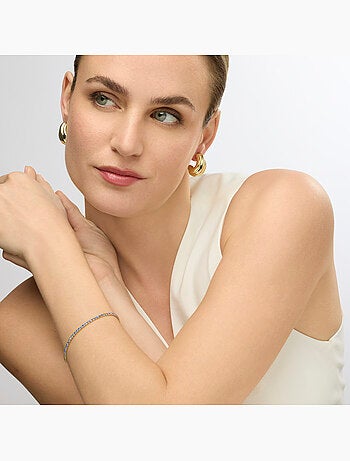 Boucles d'oreilles et plaqué or 18k - Jurfo