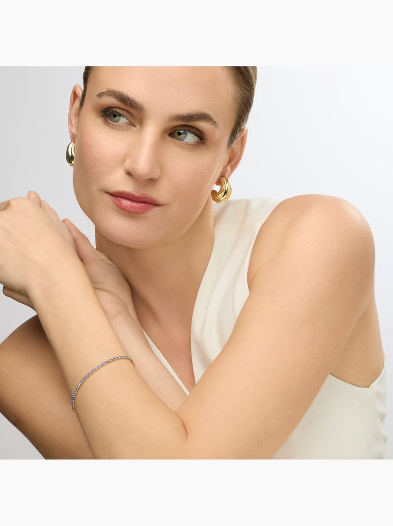 Boucles d'oreilles et plaqué or 18k - Jurfo Jaune - Kiabi