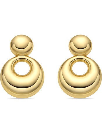 Boucles d'oreilles et plaqué or 18k - Sisma