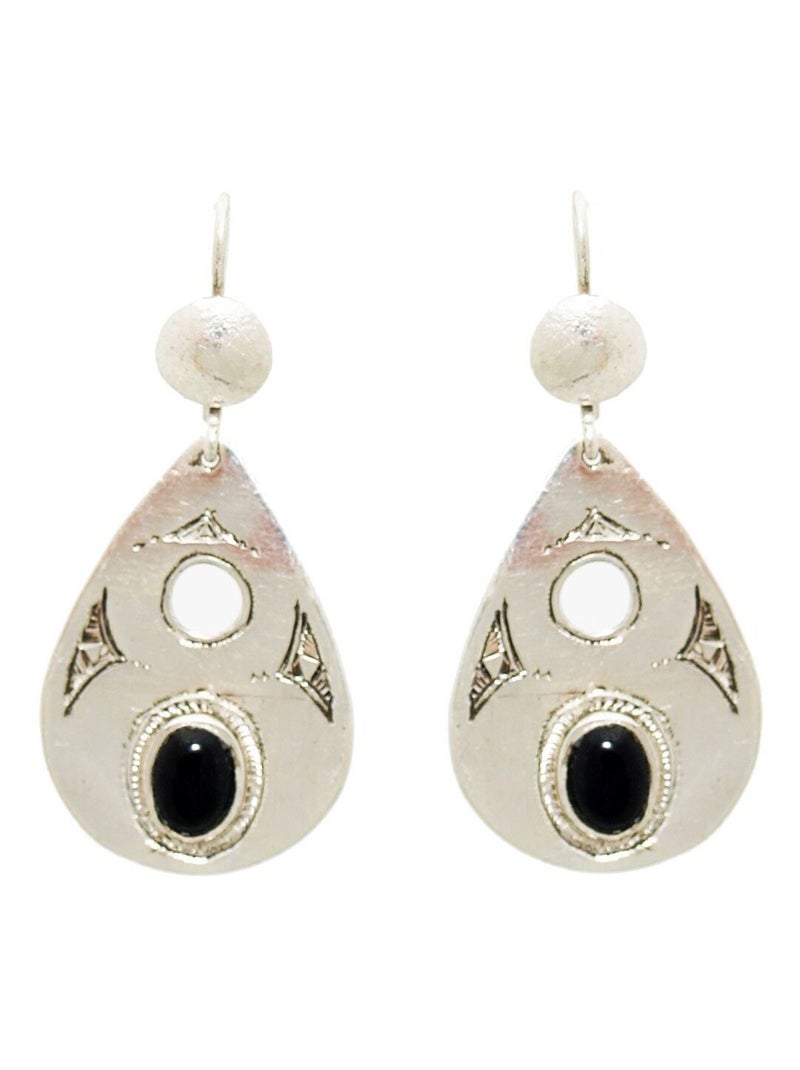 Boucles d'oreilles Ethniques Argenté - Kiabi