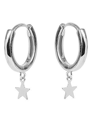 Boucles d'oreilles étoile en argent 925 de Luxenter