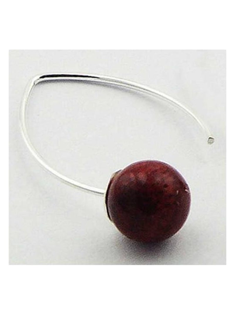 Boucles d'oreilles gorgone rouge Rouge - Kiabi