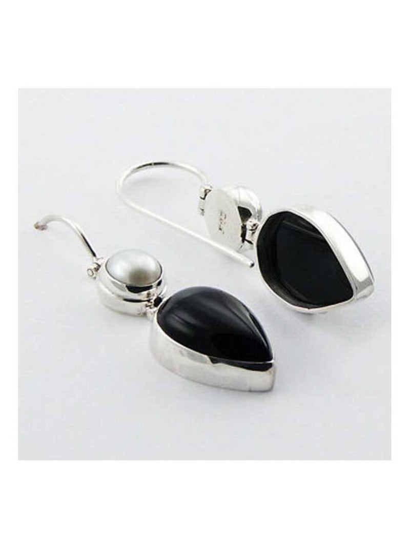 Boucles d'oreilles goutte Argenté - Kiabi
