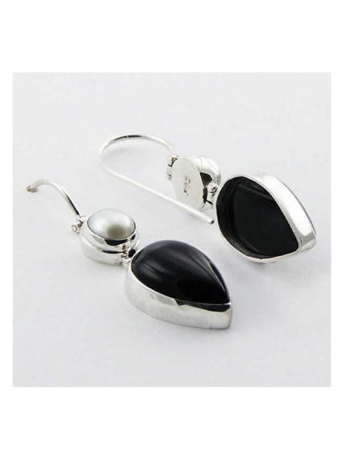 Boucles d'oreilles goutte, Bijoucolor - Kiabi
