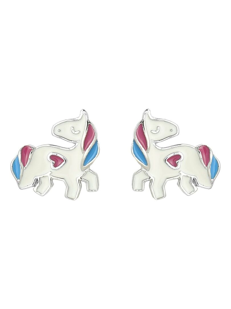 Parure Bijoux - Enfant - Dora Princesse - émail - Rose - Argent Massif