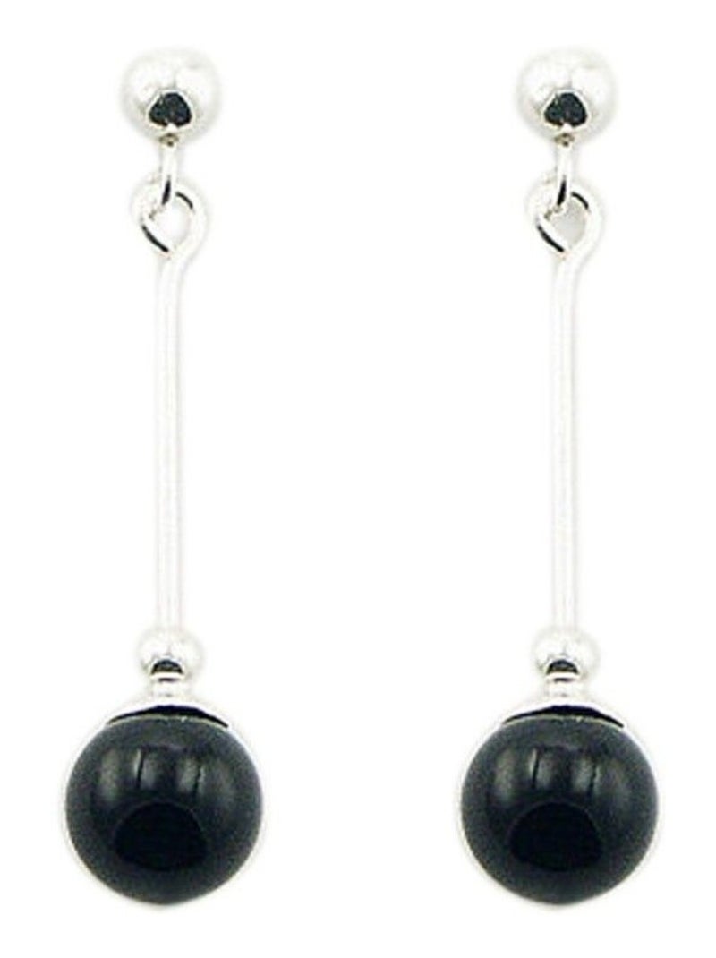 Boucles d'oreilles longues en argent Argenté - Kiabi