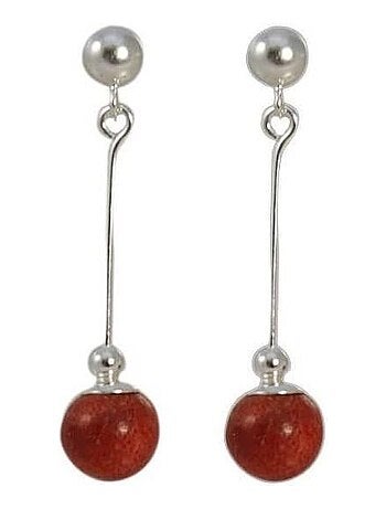 Boucles d'oreilles longues gorgone