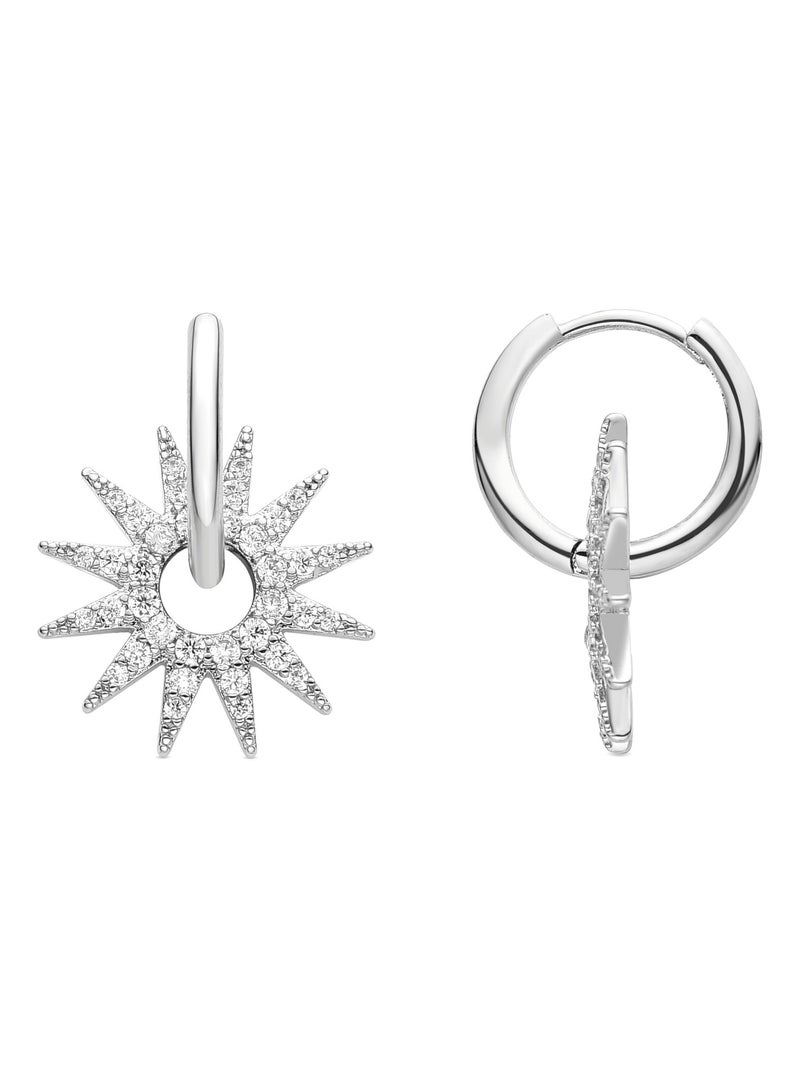 Boucles d'oreilles Luxenter Alor rhodiées Argent - Kiabi