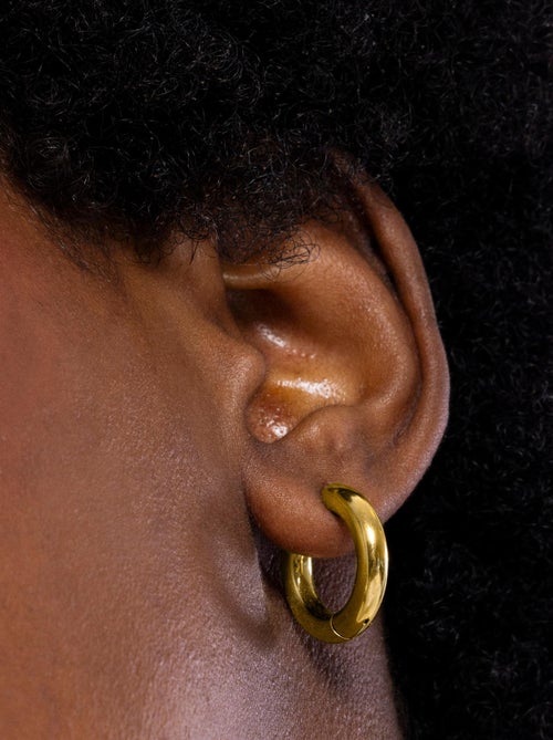 Boucles d'oreilles Luxenter Amyck en or jaune 18 carats - Kiabi