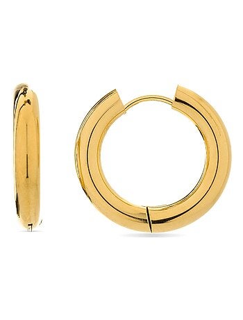 Boucles d'oreilles Luxenter Amyck en or jaune 18 carats