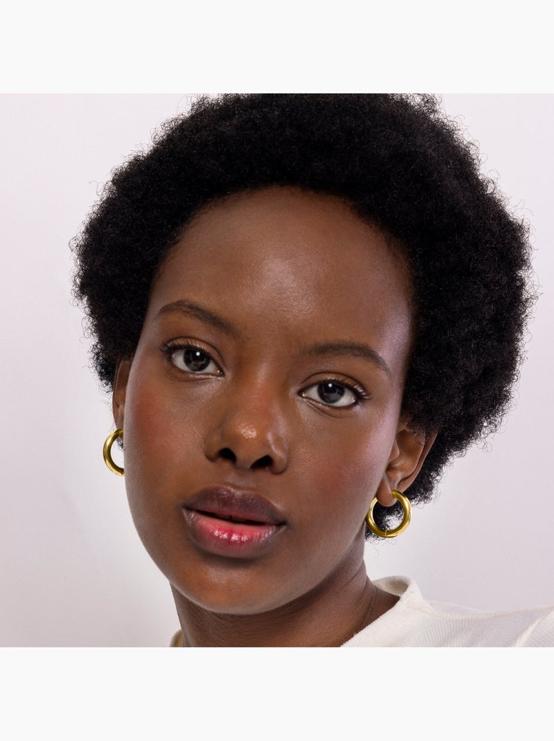 Boucles d'oreilles Luxenter Amyck et plaqué or 18k Jaune - Kiabi