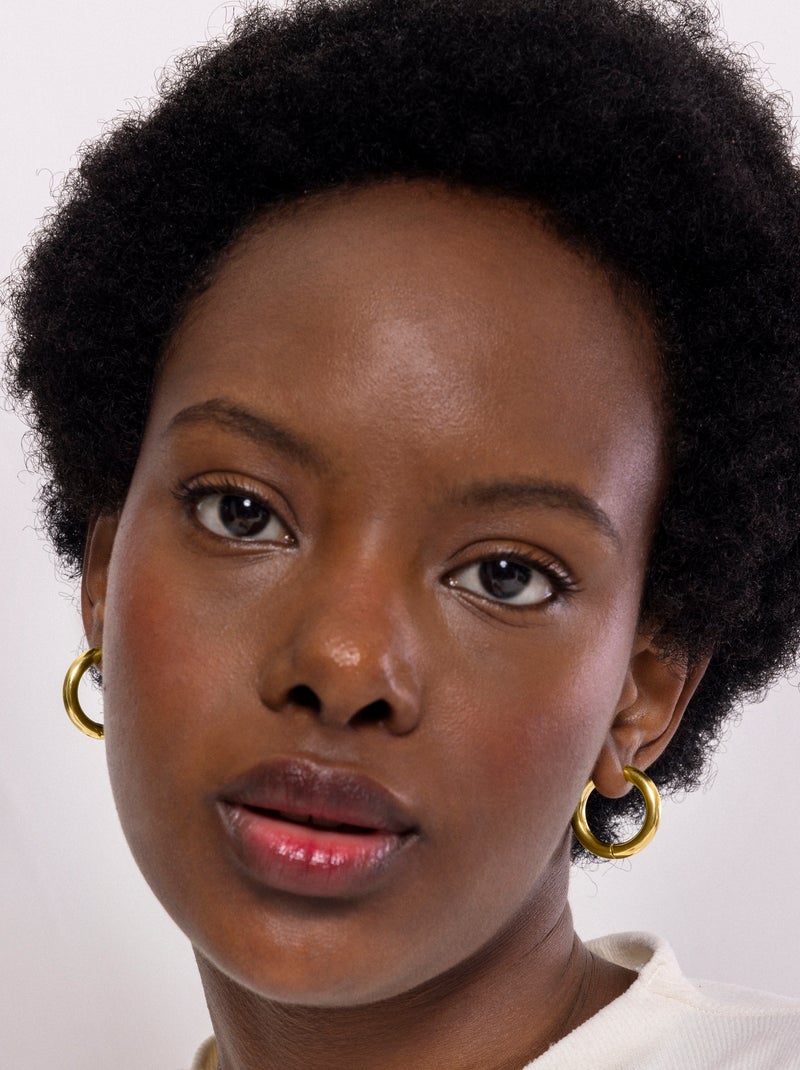 Boucles d'oreilles Luxenter Amyck plaqué or jaune 18 carats Doré - Kiabi