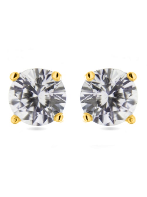 Boucles d'oreilles Luxenter Argent 925 avec Zirconium brillant plaqué Rhodium - Basic - Kiabi Boucles d'oreilles Luxenter Argent 925 avec Zirconium brillant plaqué Rhodium - Basic - Kiabi