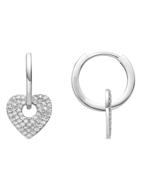 Boucles d'oreilles Luxenter Atlan rhodiées - Kiabi