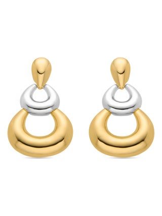 Boucles d'oreilles Luxenter Aured en or jaune 18 carats