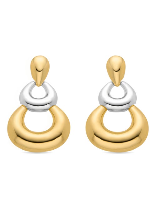 Boucles d'oreilles Luxenter Aured en or jaune 18 carats - Kiabi