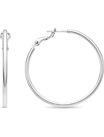 Boucles d'oreilles Luxenter avec - finition argentée - Dierax