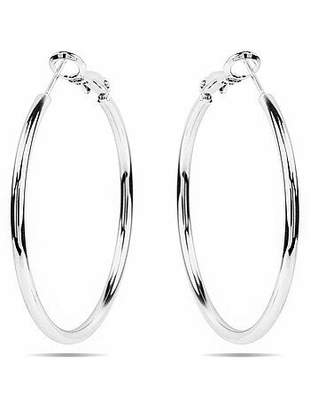 Boucles d'oreilles Luxenter avec - finition argentée - Dierax