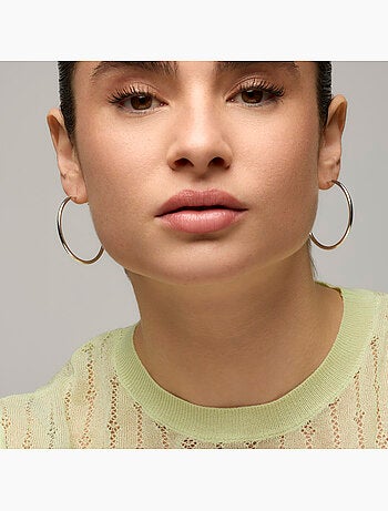Boucles d'oreilles Luxenter avec - finition argentée - Dierax