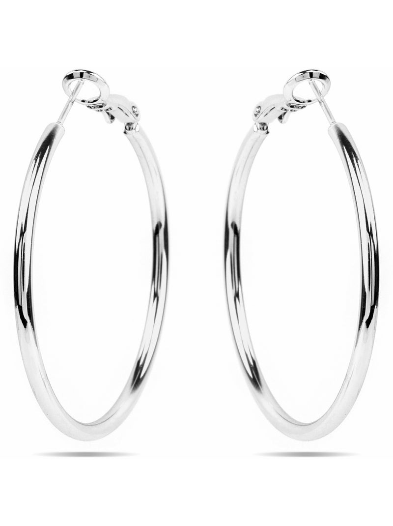 Boucles d'oreilles Luxenter avec - finition argentée - Dierax Argent - Kiabi