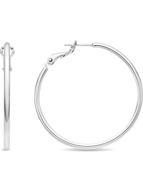 Boucles d'oreilles Luxenter avec - finition argentée - Dierax - Kiabi