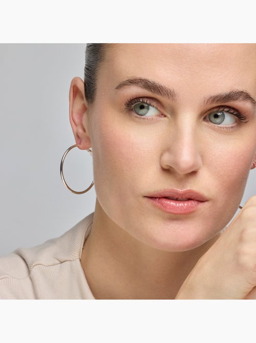 Boucles d'oreilles Luxenter avec - finition argentée - Dierax - Kiabi