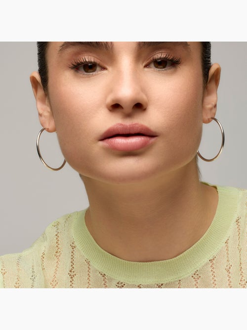 Boucles d'oreilles Luxenter avec - finition argentée - Dierax - Kiabi