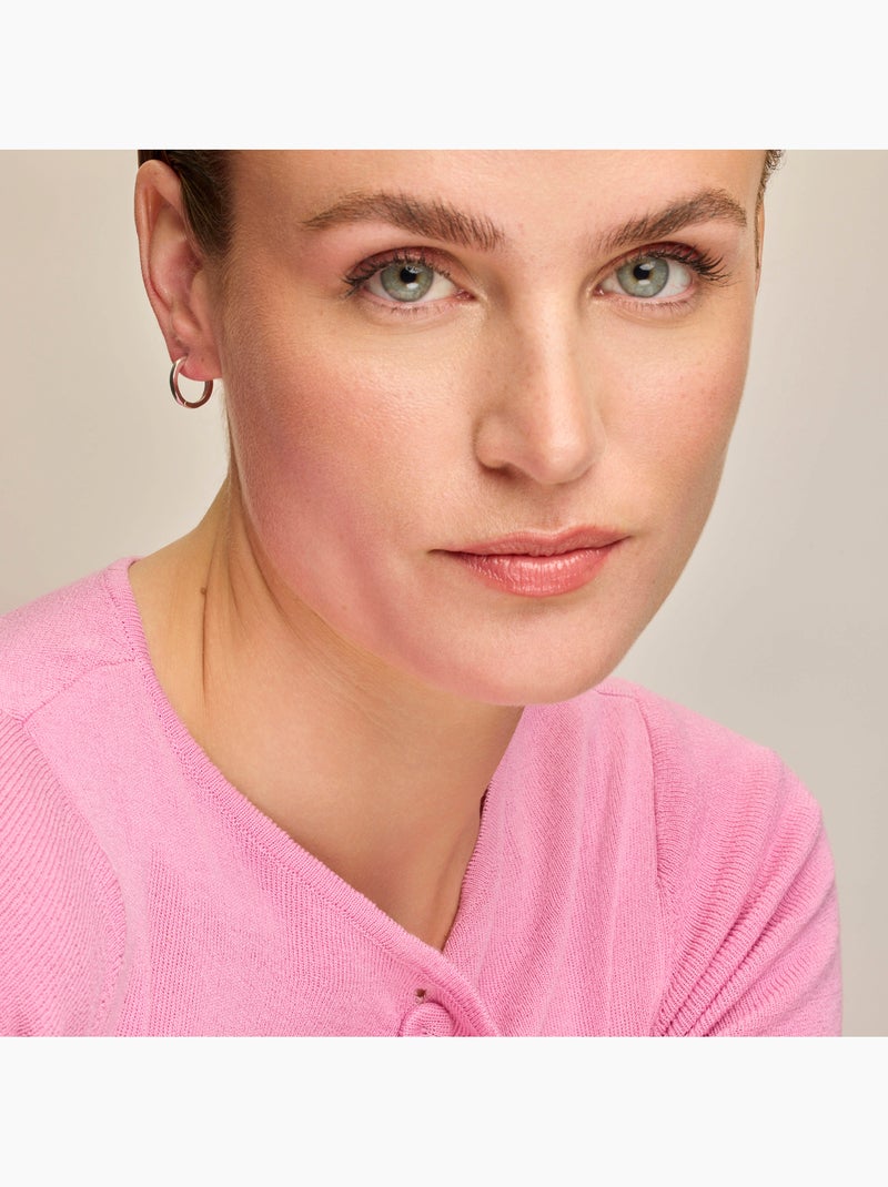 Boucles d'oreilles Luxenter avec - finition argentée - Erespa Gris - Kiabi