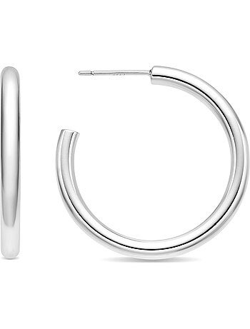 Boucles d'oreilles Luxenter avec - finition argentée - Hudak