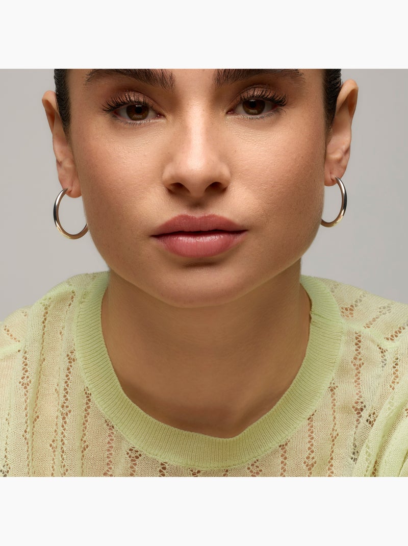 Boucles d'oreilles Luxenter avec - finition argentée - Hudak Gris - Kiabi