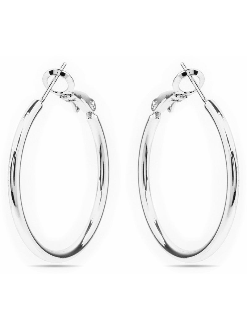 Boucles d'oreilles Luxenter avec - finition argentée - Nianres Gris - Kiabi