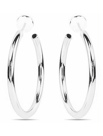 Boucles d'oreilles Luxenter avec - finition argentée - Polur