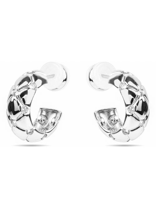 Boucles d'oreilles Luxenter avec - finition argentée - Rakhon - Kiabi Boucles d'oreilles Luxenter avec - finition argentée - Rakhon - Kiabi