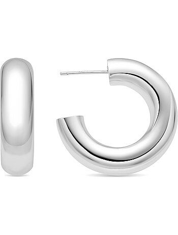 Boucles d'oreilles Luxenter avec - finition argentée - Thea