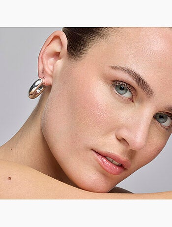 Boucles d'oreilles Luxenter avec - finition argentée - Thea