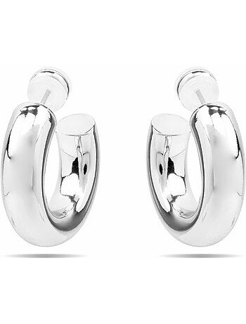 Boucles d'oreilles Luxenter avec - finition argentée - Thea