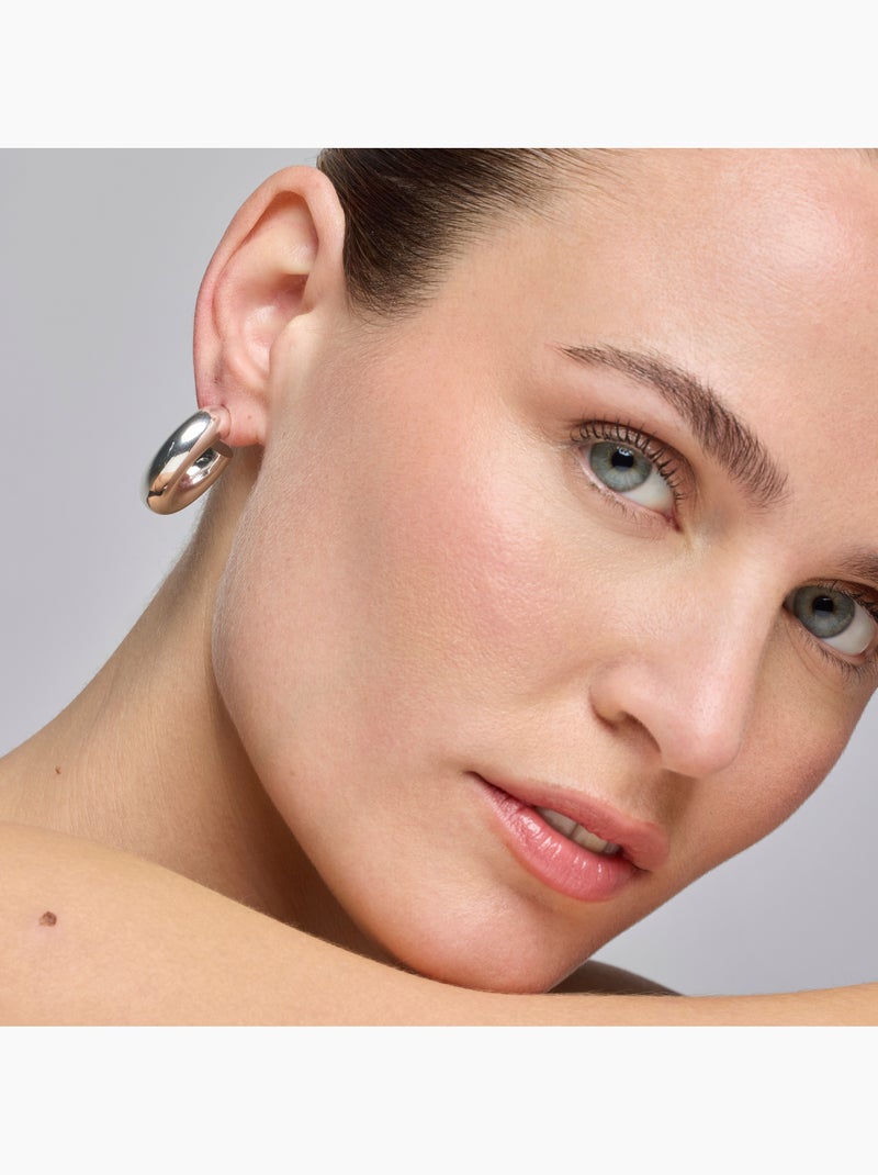 Boucles d'oreilles Luxenter avec - finition argentée - Thea Gris - Kiabi