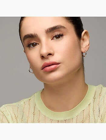 Boucles d'oreilles Luxenter avec - finition argentée - Thibu