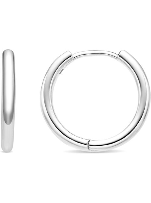 Boucles d'oreilles Luxenter avec - finition argentée - Thibu - Kiabi