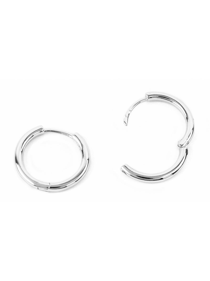 Boucles d'oreilles Luxenter avec - finition argentée - Thibu Gris - Kiabi