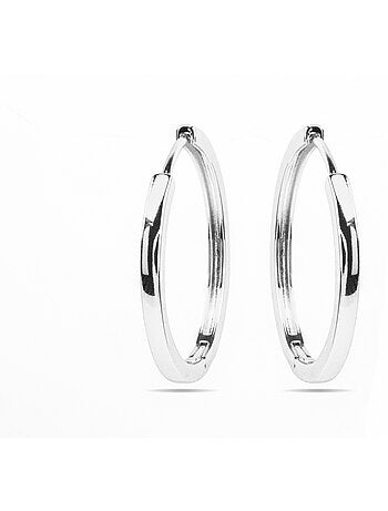 Boucles d'oreilles Luxenter avec - finition argentée - Umsy