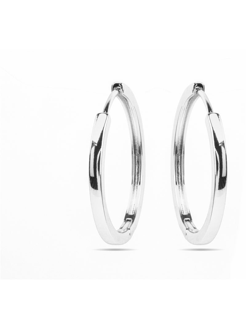 Boucles d'oreilles Luxenter avec - finition argentée - Umsy Gris - Kiabi