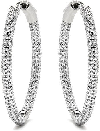 Boucles d'oreilles Luxenter avec finition argentée - Libub