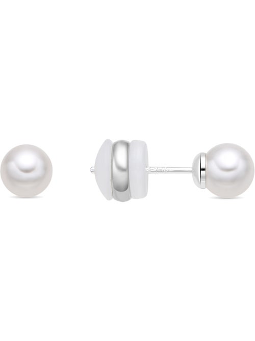 Boucles d'oreilles Luxenter avec Onyx et Quartz Hydrothermal finition argentée - Foris - Kiabi Boucles d'oreilles Luxenter avec Onyx et Quartz Hydrothermal finition argentée - Foris - Kiabi