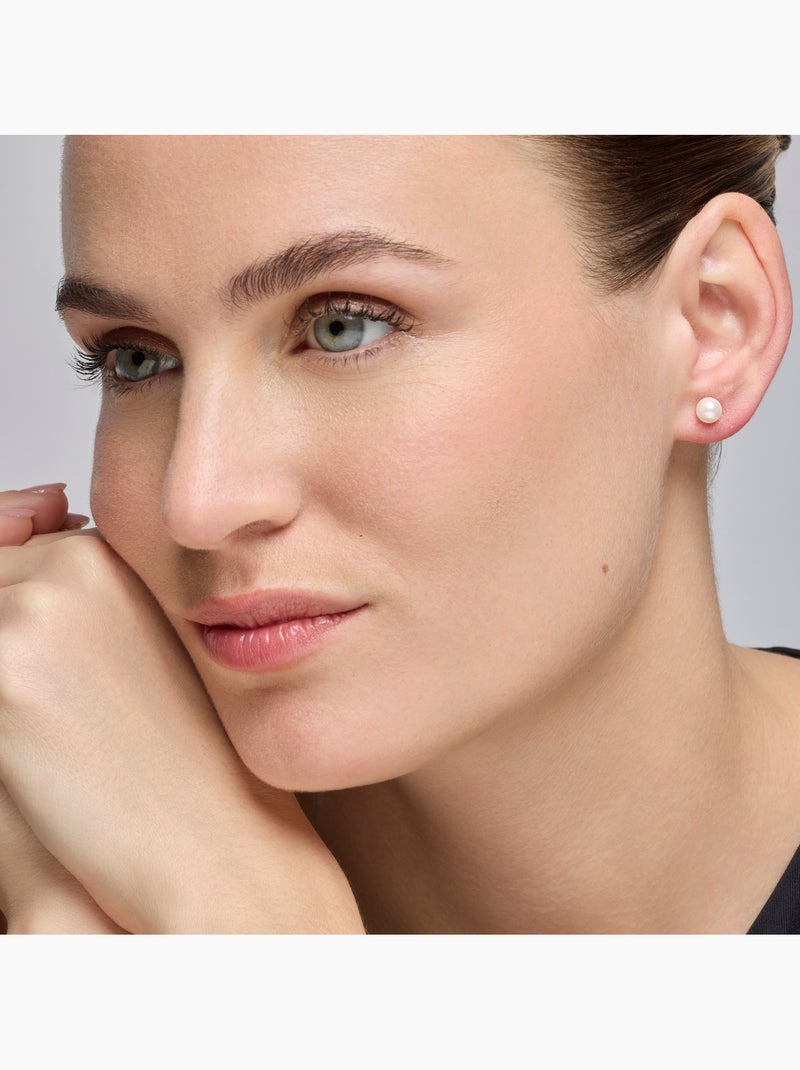 Boucles d'oreilles Luxenter avec Onyx et Quartz Hydrothermal finition argentée - Foris Blanc - Kiabi