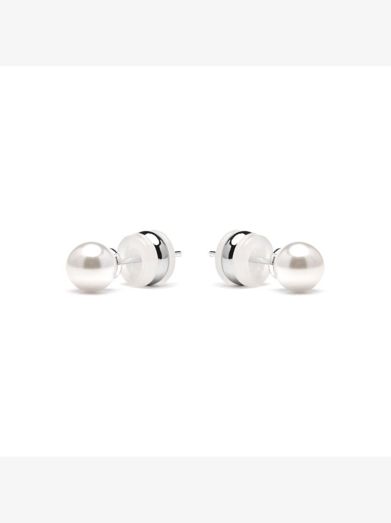 Boucles d'oreilles Luxenter avec Onyx et Quartz Hydrothermal finition argentée - Foris Noir Noir - Kiabi