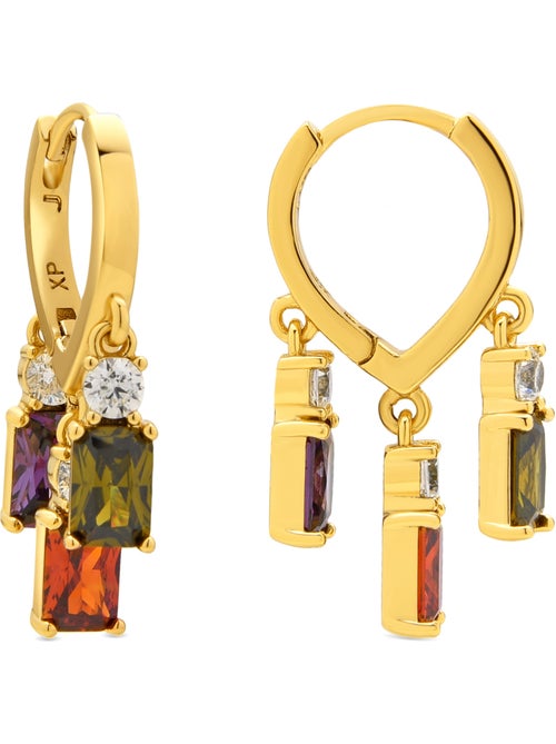 Boucles d'oreilles Luxenter avec zircon multicolore finition or 18k - Lanik - Kiabi Boucles d'oreilles Luxenter avec zircon multicolore finition or 18k - Lanik - Kiabi