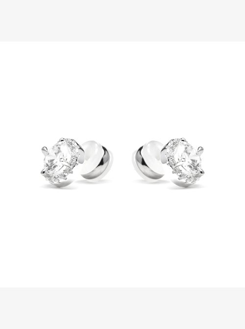 Boucles d'oreilles Luxenter avec zircone brillante et finition argentée - Shog - Kiabi Boucles d'oreilles Luxenter avec zircone brillante et finition argentée - Shog - Kiabi
